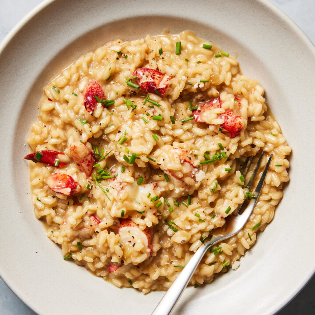 Cheat’s Mushroom & Asparagus Risotto Bowl