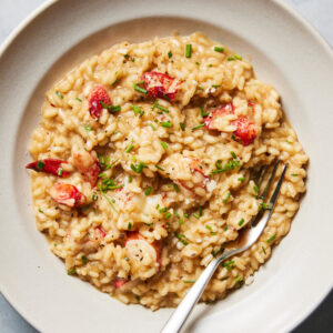 Cheat’s Mushroom & Asparagus Risotto Bowl