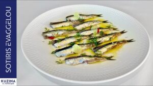 Marinated fresh anchovies