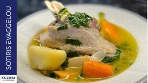 Boiled goat soup