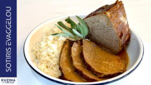 Lemon braised veal