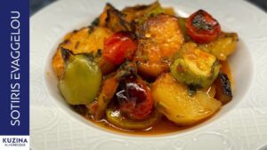 Briam (roasted vegetable ratatouille)