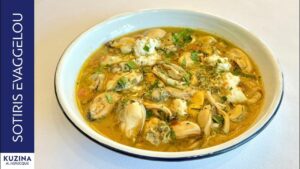 Mussels saganaki