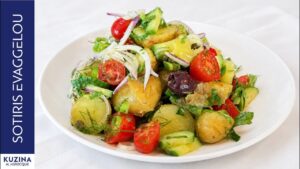 Greek potato salad a la Greek