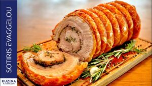 Porchetta with Mediterranean herbs