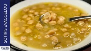 Chickpea soup with lemon & rosemary
