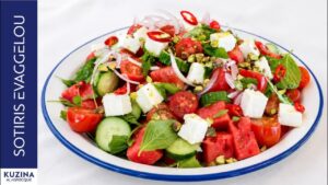 Watermelon & feta salad