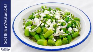 Zucchini & Cretan anthotyro salad