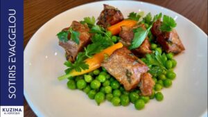 Pork with peas