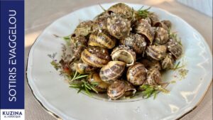 Bubbouristoi snails — Cretan-style sautéed snails